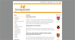 Desktop Screenshot of marianskolazensko.org