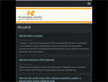 Tablet Screenshot of marianskolazensko.org